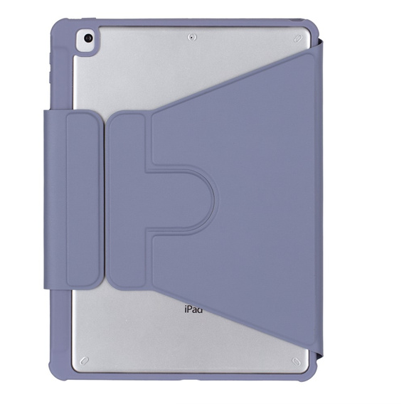 Keyboard case for iPad 11" 2025 A16 (11 gen.) / iPad 10.9" 2022 (10 gen.), Rotary 360° Leather, purple