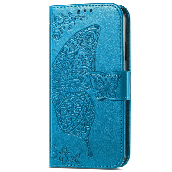 Flip case for Samsung Galaxy A16, Butterfly, blue