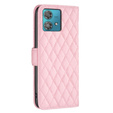 Flip case for Motorola Edge 40 Neo, Wallet, BINFEN COLOR, pink