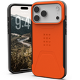 Urban Armor Gear case for iPhone 17 Pro Max, Civilian MagSafe, Orange