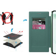 Flip case for Samsung Galaxy S22 Ultra 5G, RFID Wallet MagSafe CamShield, green