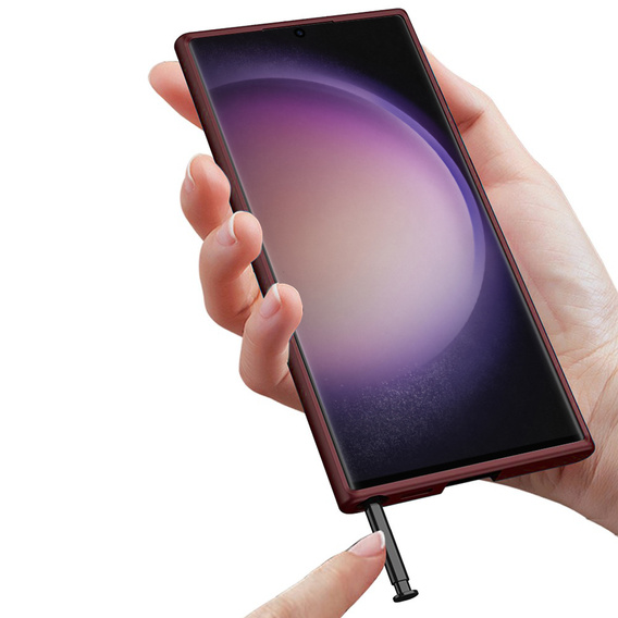 Case for Samsung Galaxy S23 Ultra, GKK Slim CamShield, black