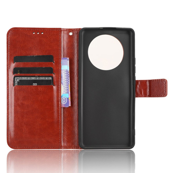 Flip case for Realme 11 Pro 5G / Pro+ 5G, Crazy Horse Wallet, brown
