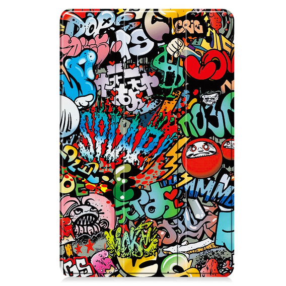 Case for Lenovo Yoga Tab Plus, Smartcase, graffiti