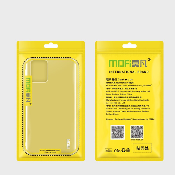 MOFI Case for Motorola Moto G13 / G23 4G, thin, transparent