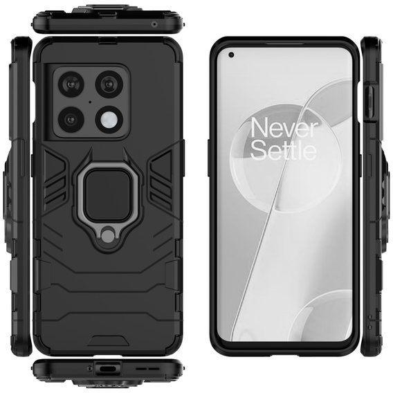 Case for OnePlus 10 Pro 5G, Kickstand Ring, black