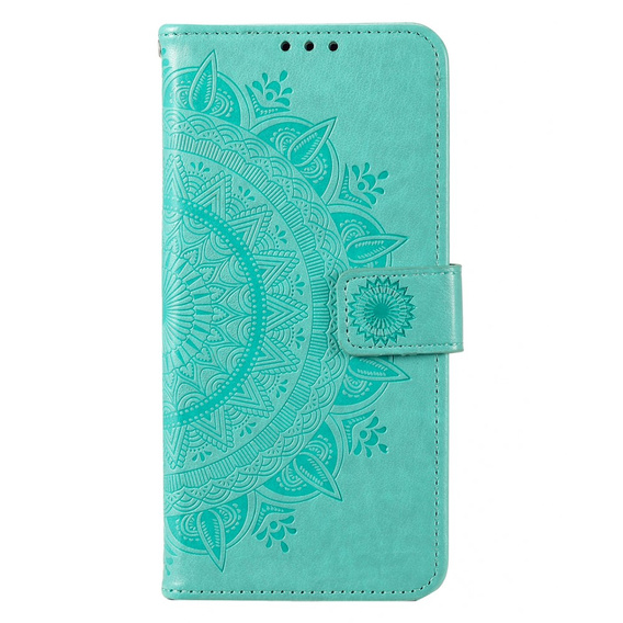 Flip case for Motorola Moto G73 5G, Mandala Flower, green