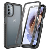 Case for Motorola Moto G51 5G, Shockproof, with film, blue