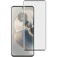 IMAK Full Cover Tempered Glass for Motorola Edge 50 Pro / 50 Ultra / 50 Fusion, black frame