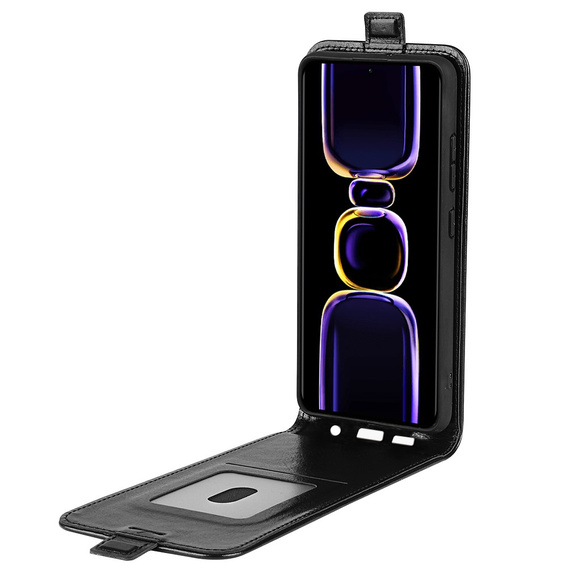 Flip case for Poco F5 Pro 5G, Flip, black