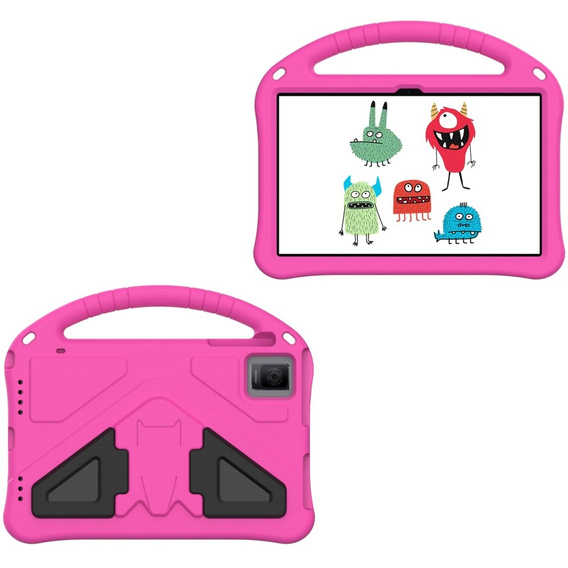 Children's case for T Tablet 5G, with handle, pink