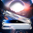 Case for iPhone 14 Pro, Shockproof, with film, transparent