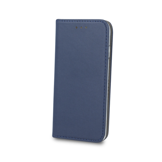 Flip case for Samsung Galaxy A54 5G, Smart Magnetic, dark blue + 9H glass