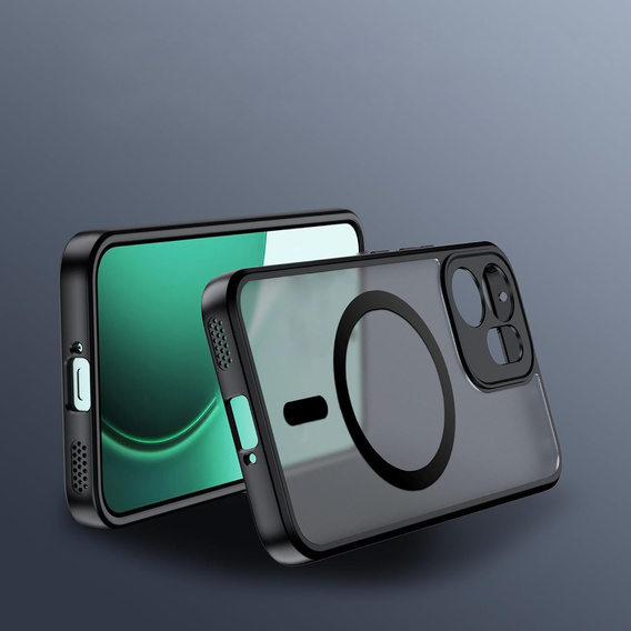 Matt Case for Oppo Reno 14F, for MagSafe, translucent black