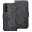 Flip case for Samsung Galaxy S23 FE, Butterfly, black