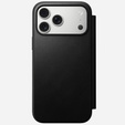 Nomad case for iPhone 17 Pro Max, Modern Leather Folio, black