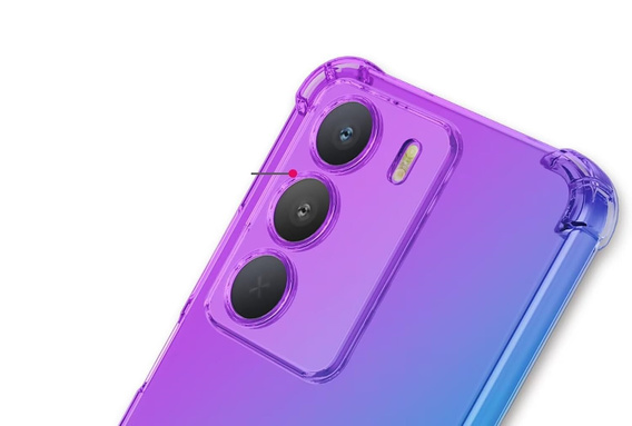 Case for Realme 14X / Realme C75, Gradient Dropproof, Purple / blue