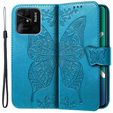 Flip case for Xiaomi Redmi 10C, Butterfly, blue