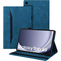 Case for Samsung Galaxy Tab A9, Classic, with space for stylus, blue
