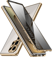 Case for Samsung Galaxy S25 Ultra, Privacy Dual Glass, gold