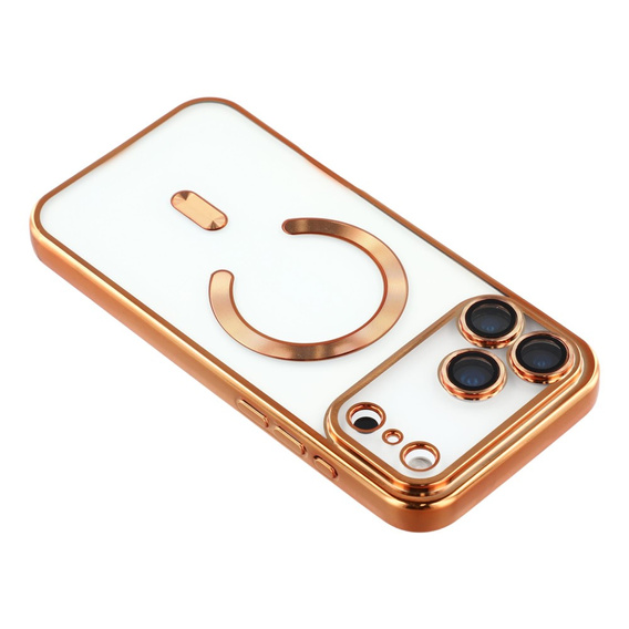 Electro MagSafe case for iPhone 17 Pro, orange