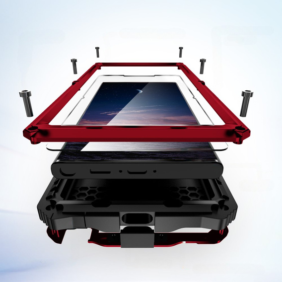 Armored case for Samsung Galaxy S25 Ultra, R-JUST, red