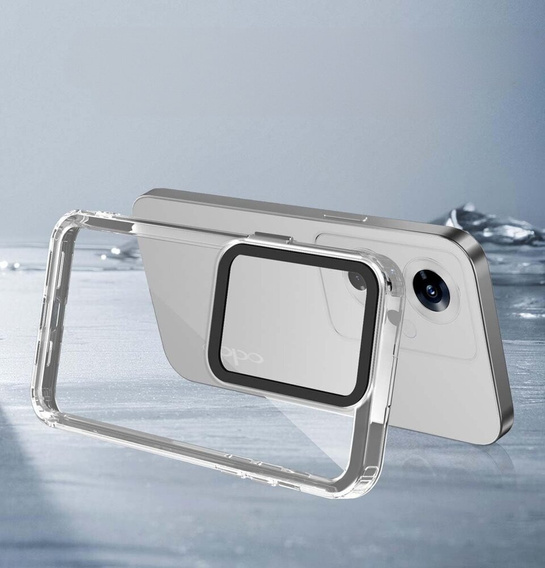 Case for Oppo Reno 11F 5G, Fusion Hybrid, transparent