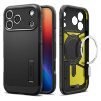 Spigen Case for iPhone 17 Pro Max, Tough Armor T Mag MagSafe, Black