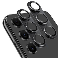 2x ERBORD tempered glass for camera to Samsung Galaxy S24+ Plus, black