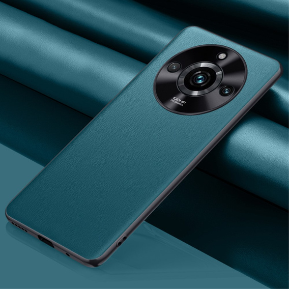Leather case for Realme 11 Pro 5G / Pro+ 5G, leather hybrid, green