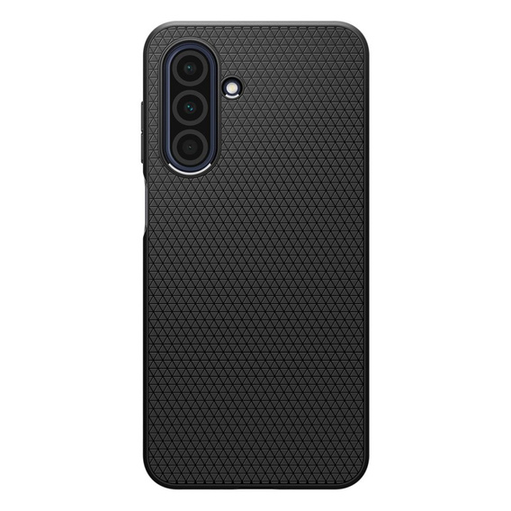 Spigen case for Samsung Galaxy A26 5G, Liquid Air, black + 9H Tempered Glass