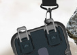 Case for iPhone 17 Pro Max, for MagSafe, armoured with stand, blue