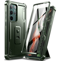 Armored case for Samsung Galaxy S22 Ultra, Dexnor Full Body, green