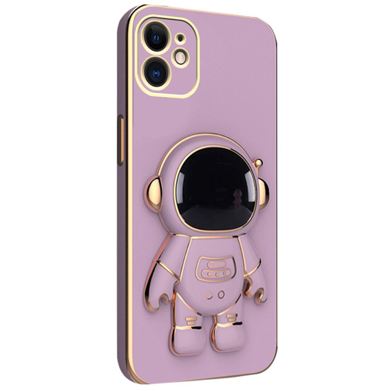 Case for iPhone 12, Astronaut, purple