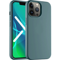 Case for iPhone 14 Pro Max, Silicone Lite, green