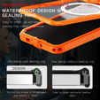 REDPEPPER waterproof case for Samsung Galaxy S26, orange