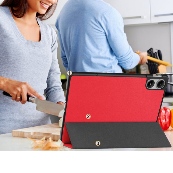 Case for Xiaomi Redmi Pad Pro / Xiaomi Poco Pad, Smartcase, red