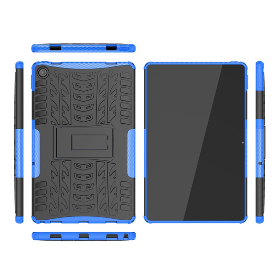 Case for Lenovo Tab M10 Plus 10.6 Gen 3 125F/128F, Tire Armor, black / blue