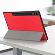 Case for Samsung Galaxy Tab S9 Plus, Smartcase with stylus space, red
