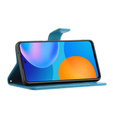 Flip case for Xiaomi Redmi Note 10 5G / Poco M3 Pro 4G/5G, Butterfly, blue