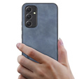 Case for Samsung Galaxy A54 5G, ERBORD Business, with metal plate for car mounts, blue