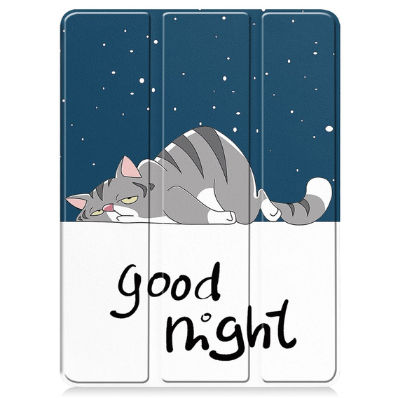 Case for iPad Pro 11 2024, Smartcase, sleeping cat