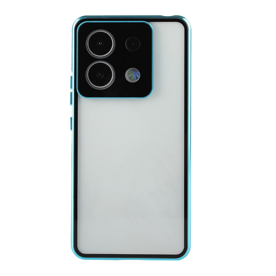 Case for Xiaomi Redmi Note 13 Pro 5G, Magnetic Dual Glass, blue