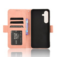 Flip case for Samsung Galaxy S25 FE, Card Slot, pink