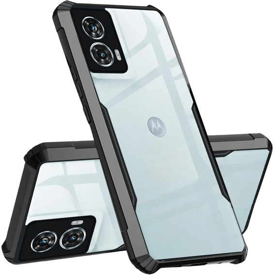 Case for Motorola Edge 50 Fusion 5G, AntiDrop Hybrid, black