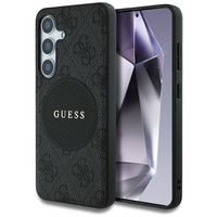 GUESS 4G Circle Classic Logo MagSafe case for Samsung Galaxy S25