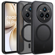 Case for Realme 14 Pro+ 5G, for MagSafe, ERBORD Matt Case, black