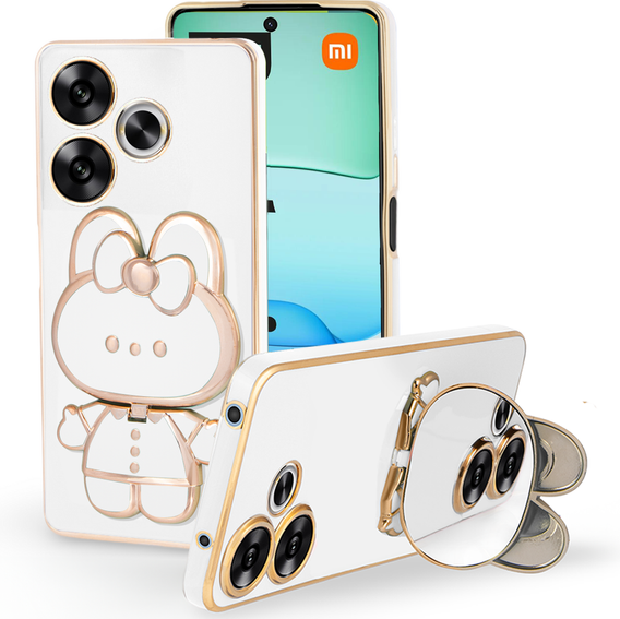 Case for Xiaomi Redmi 13, Bunny, white