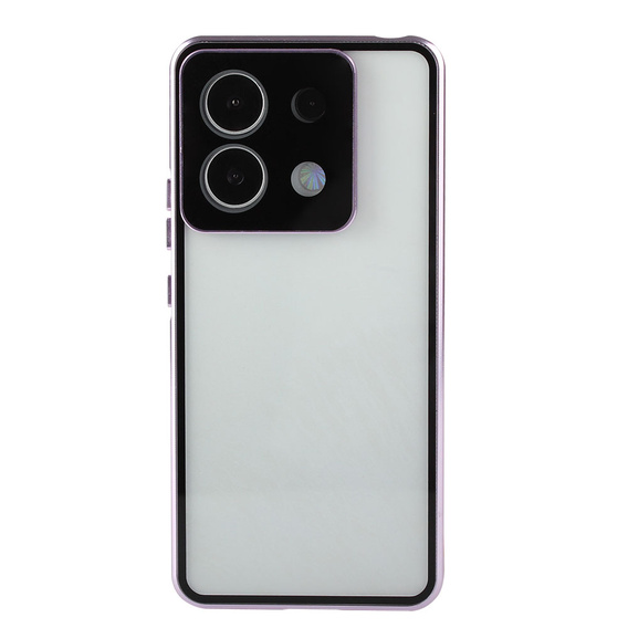 Case for Xiaomi Redmi Note 13 Pro 5G, Magnetic Dual Glass, purple