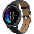 Universal Leather Strap 20mm, Black